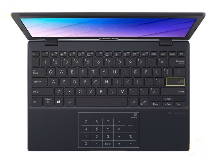 Laptop Asus Vivobook E210MA-GJ083T (12 inch | Celeron N4020 | RAM 4GB | SSD 128GB | Peacock Blue)